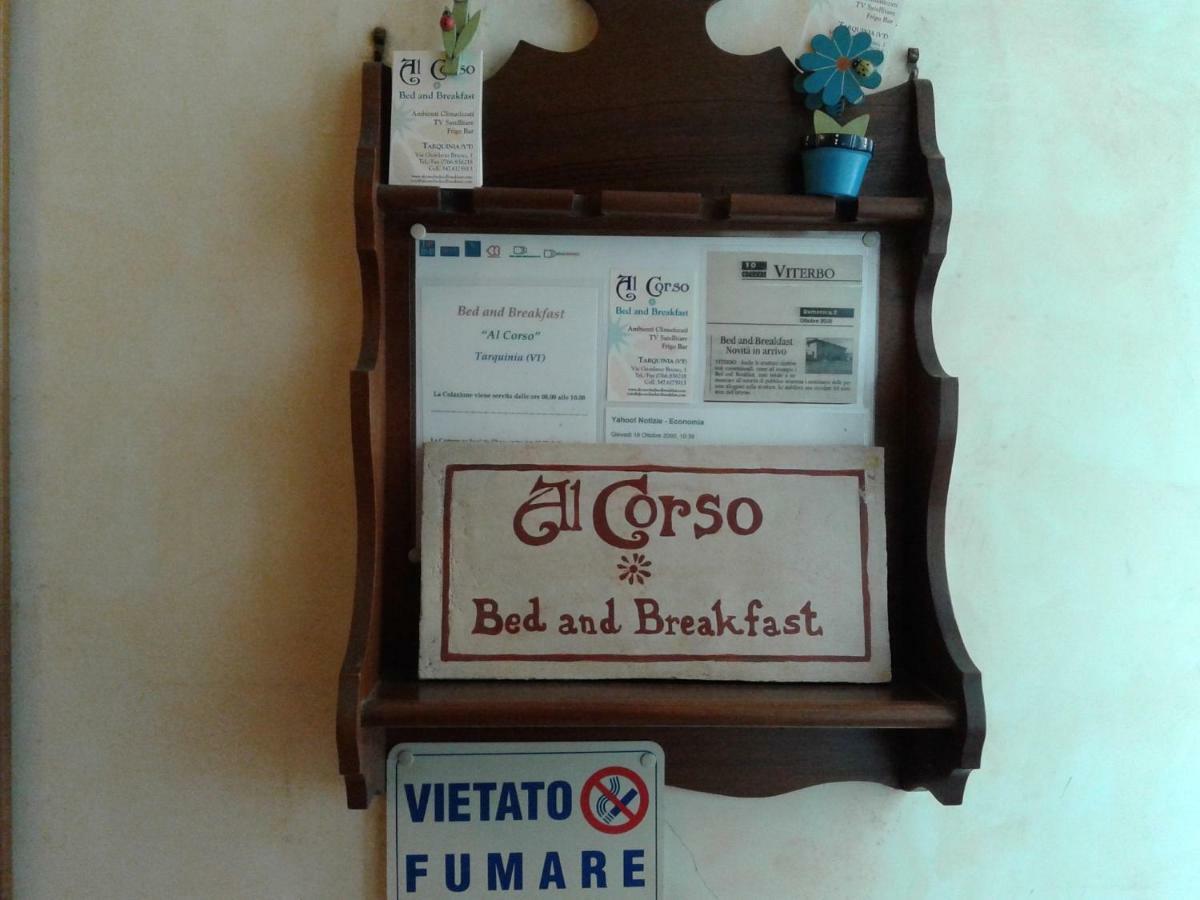 B&B Al Corso ตาร์กวิเนีย ภายนอก รูปภาพ